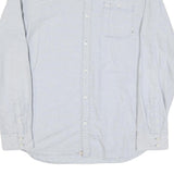 VANS Mens Blue White Striped Shirt XL Lightweight Cotton Blend Button Down