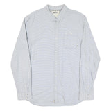 VANS Mens Blue White Striped Shirt XL Lightweight Cotton Blend Button Down