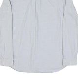 VANS Mens Blue White Striped Shirt XL Lightweight Cotton Blend Button Down