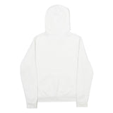 PUMA Mens White Hoodie M Cotton Blend Pullover Hooded Top Casual Sportswear
