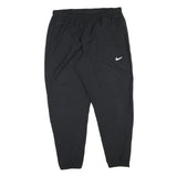 NIKE Mens Joggers Black XL W32 L28 Slim Tapered Football Training Sweatpants
