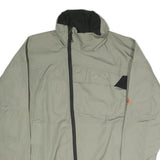 SHERPA Mens Grey & Black Outdoor Jacket S Polyester Blend Zip Pocket Casual