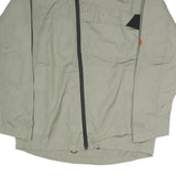 SHERPA Mens Grey & Black Outdoor Jacket S Polyester Blend Zip Pocket Casual