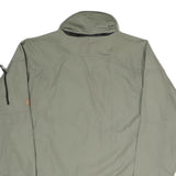SHERPA Mens Grey & Black Outdoor Jacket S Polyester Blend Zip Pocket Casual