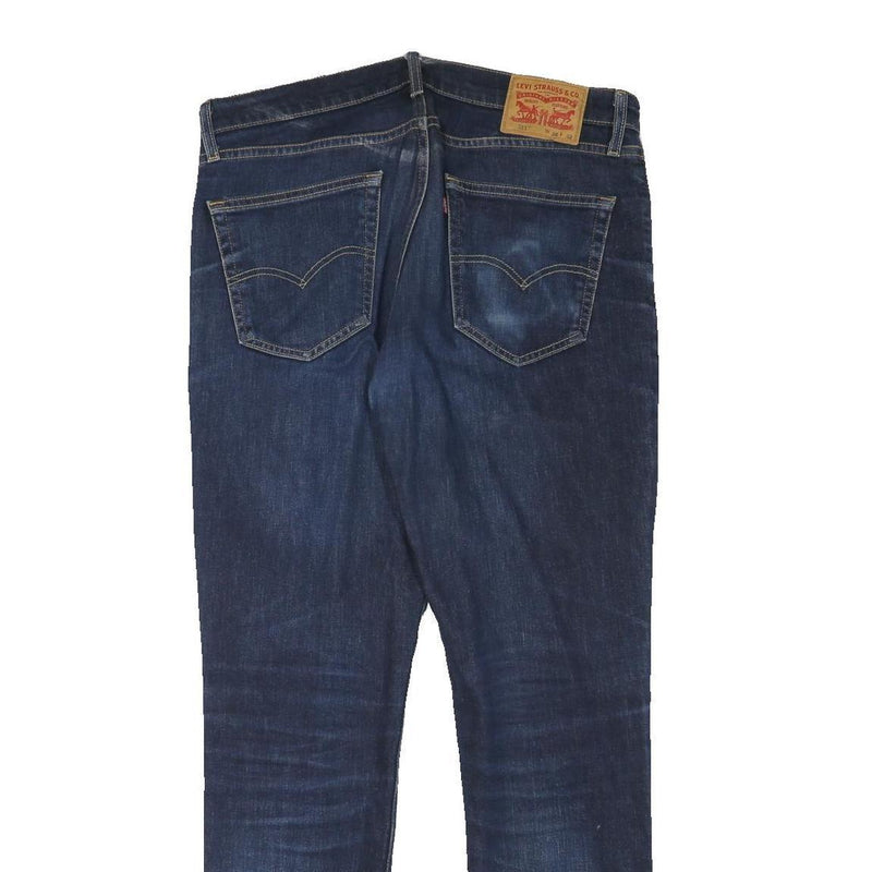 LEVI'S 511 Mens Jeans Blue Slim Skinny Denim Medium W35 L31 Zip Closure