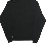CHAMPION Mens Black Wolf Beach Volleyball Club Pullover Hoodie L Cotton Blend