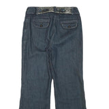 BGN&CO Womens Jeans Blue Regular Straight Denim Medium W30 L28 Embellished