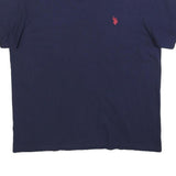 U.S. POLO ASSN Mens Navy Blue Classic T-Shirt L Short Sleeve Crew Neck Cotton