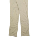 DICKIES Womens Cotton Blend Beige Slim Straight Trousers W32 L32 Casual Workwear