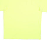 CARHARTT Mens Yellow Cotton Blend T-Shirt XL Short Sleeve Crew Neck Pocket