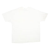 STAFFORD Mens White Plain T-Shirt 2XL Short Sleeve Crew Neck Cotton Basic