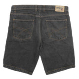 JOHN BARNER Mens Shorts Black Denim 3XL W38 Cotton Blend Casual Summer