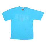 SIGNAL SPORTS Womens Blue South Dakota Graphic T-Shirt L Short Sleeve Crew Neck