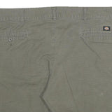 DICKIES Mens Cargo Shorts Green XL W40 Workwear Polyester Blend Casual
