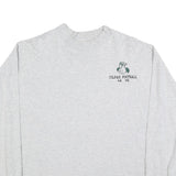 RUSSELL ATHLETIC Mens Grey Colfax Football Long Sleeve Crew Neck T-Shirt L