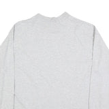 RUSSELL ATHLETIC Mens Grey Colfax Football Long Sleeve Crew Neck T-Shirt L