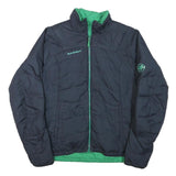 MAMMUT Womens Blue & Green Reversible Quilted Polyester Blend Jacket S Outdoor