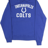 Mens Blue Indianapolis Colts Hoodie M Cotton Pullover Sweatshirt Sports