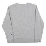 CHAMPION Boys Grey Sweatshirt Crew Neck M Branded Logo Casual Comfort