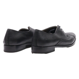 TOMS Derby Shoes Black Leather Womens UK 5