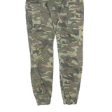YES DENIM Mens Camouflage Slim Cargo Trousers W30 L30 Cotton Blend Zip