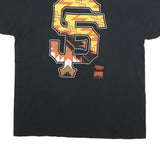 Mens Black Graphic T-Shirt XL Short Sleeve Crew Neck Urban Aztec Style