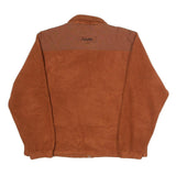 CABELA'S Mens Brown Zip Jacket L Polyester Fleece Casual Outdoor Warm