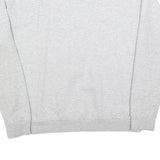 KARL KANI Womens Grey Sweatshirt Crew Neck M Printed Logo Pullover Cotton Blend