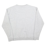 KARL KANI Womens Grey Sweatshirt Crew Neck M Printed Logo Pullover Cotton Blend