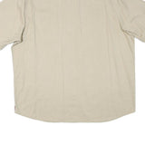 WRANGLER Mens Beige Cotton Blend Short Sleeve Shirt XL Casual Workwear