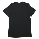 ADIDAS Mens Black & Blue Graphic T-Shirt S Short Sleeve Crew Neck Cotton Blend