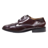 PRONTO-UOMO Brogue Shoes Maroon Leather Mens UK 11