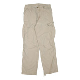 CARHARTT Mens Beige Cotton Blend Regular Cargo Trousers W32 L32 Casual Workwear