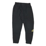 ADIDAS Mens Joggers Black Gold Slim Tapered S W26 L26 Logo Casual