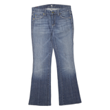 7 FOR ALL MANKIND Womens Jeans Blue Regular Flared Denim Medium W30 L30 Stylish