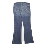 7 FOR ALL MANKIND Womens Jeans Blue Regular Flared Denim Medium W30 L30 Stylish