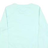 FILLES A PAPA Womens Light Blue Sweatshirt M Crew Neck Casual Pullover Cotton