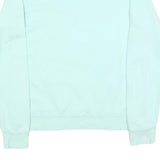 FILLES A PAPA Womens Light Blue Sweatshirt M Crew Neck Casual Pullover Cotton