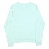 FILLES A PAPA Womens Light Blue Sweatshirt M Crew Neck Casual Pullover Cotton