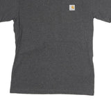 CARHARTT Mens Grey Pocket T-Shirt S Cotton Short Sleeve Crew Neck Workwear