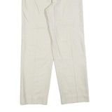 VALENTINO Womens Wool Blend Cream Regular Fit Straight Leg Trousers W26 L30