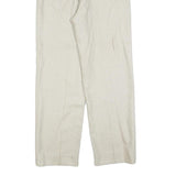 VALENTINO Womens Wool Blend Cream Regular Fit Straight Leg Trousers W26 L30