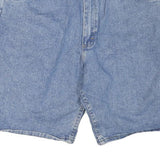 WRANGLER Womens Denim Blue Casual Shorts XL W38 Cotton Blend Relaxed Fit