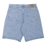 WRANGLER Womens Denim Blue Casual Shorts XL W38 Cotton Blend Relaxed Fit