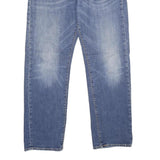 LEVI'S 505 Mens Jeans Blue Regular Straight Denim Medium W36 L32 Classic Zip