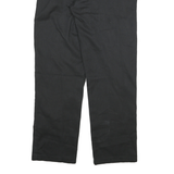 DICKIES Mens Cotton Blend Black Slim Fit Straight Trousers W32 L30 Workwear