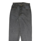 GALAXY Womens Regular Fit Straight Leg Denim Dark Jeans W28 L30 Cotton Blend Zip
