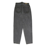 GALAXY Womens Regular Fit Straight Leg Denim Dark Jeans W28 L30 Cotton Blend Zip