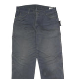 DICKIES Mens Jeans Blue Regular Straight Denim W36 L32 Workwear Casual Durable
