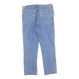 LEVI'S Womens Regular Blue Denim Light Jeans W30 L23 Classic Cotton Blend Zip